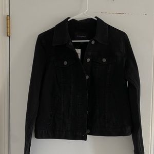 Banana Republic black jean jacket